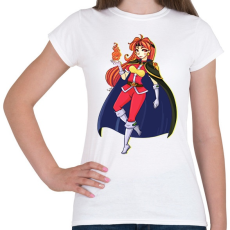 PRINTFASHION Slayer Lina - Női póló - Fehér