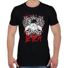 PRINTFASHION SLAYER metal band - Férfi póló - Fekete