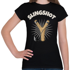 PRINTFASHION SLINGSHOT - Női póló - Fekete női póló
