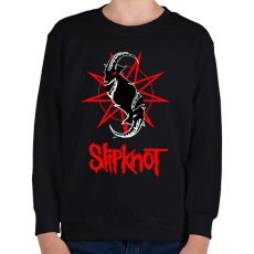 PRINTFASHION slipknot2 - Gyerek pulóver - Fekete