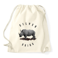 PRINTFASHION SLIVER RHINO - Sportzsák, Tornazsák - Natúr tornazsák