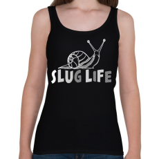 PRINTFASHION Slug life - Női atléta - Fekete