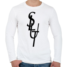 PRINTFASHION SLUT - Férfi hosszú ujjú póló - Fehér férfi póló