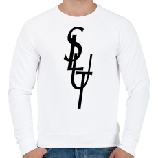 PRINTFASHION SLUT - Férfi pulóver - Fehér
