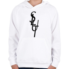 PRINTFASHION SLUT - Gyerek kapucnis pulóver - Fehér