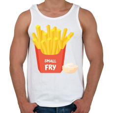 PRINTFASHION Small Fry - Kistesó - Férfi atléta - Fehér