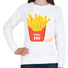PRINTFASHION Small Fry - Kistesó - Női pulóver - Fehér női pulóver, kardigán