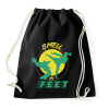 PRINTFASHION Smell my feet - Sportzsák, Tornazsák - Fekete