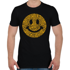 PRINTFASHION Smile - Férfi póló - Fekete