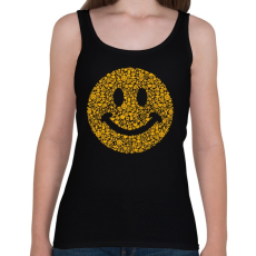 PRINTFASHION Smile - Női atléta - Fekete