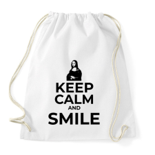 PRINTFASHION SMILE - Sportzsák, Tornazsák - Fehér tornazsák