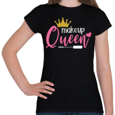 PRINTFASHION Sminkes királynő - Női póló - Fekete