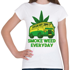 PRINTFASHION smoke weed everyday - Női póló - Fehér
