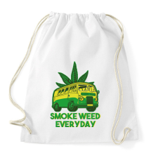 PRINTFASHION smoke weed everyday - Sportzsák, Tornazsák - Fehér tornazsák