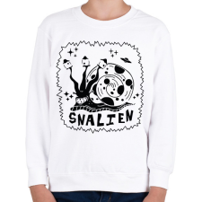 PRINTFASHION Snailen - Gyerek pulóver - Fehér gyerek pulóver, kardigán