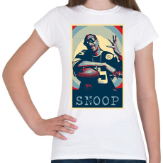 PRINTFASHION Snoop dog - Női póló - Fehér