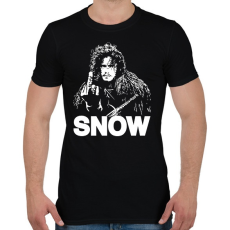 PRINTFASHION SNOW - Férfi póló - Fekete