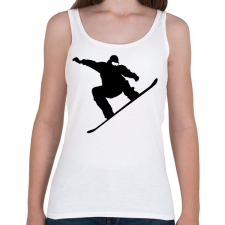 PRINTFASHION Snowboard /03 - Női atléta - Fehér női trikó