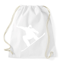 PRINTFASHION Snowboard 04 - Sportzsák, Tornazsák - Fehér tornazsák