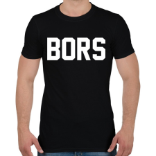 PRINTFASHION Só Bors páros 1 - Férfi póló - Fekete férfi póló