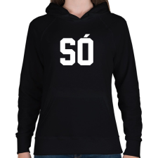 PRINTFASHION Só Bors páros 1 - Női kapucnis pulóver - Fekete női pulóver, kardigán