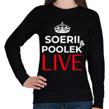 PRINTFASHION SOERII AND POOLEK LIVE - Női pulóver - Fekete női pulóver, kardigán