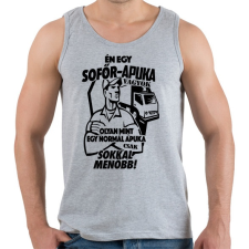 PRINTFASHION Sofőr Apuka - Férfi atléta - Sport szürke atléta, trikó