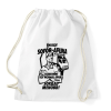 PRINTFASHION Sofőr Apuka - Sportzsák, Tornazsák - Fehér