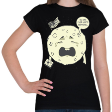 PRINTFASHION Soha többé nem látogatnak meg - Női póló - Fekete női póló