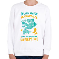 PRINTFASHION Sok okom van ünnepelni - Gyerek pulóver - Fehér gyerek pulóver, kardigán