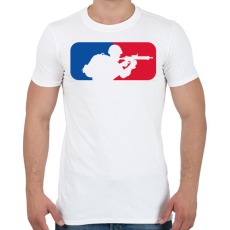 PRINTFASHION Soldier - Férfi póló - Fehér
