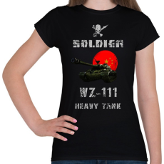 PRINTFASHION SOLDIER-WZ111 - Női póló - Fekete