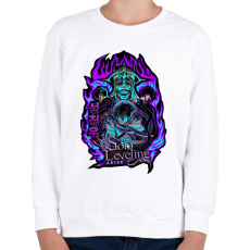 PRINTFASHION Solo Leveling Arise - Gyerek pulóver - Fehér