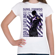PRINTFASHION Solo Leveling Arise  - Női póló - Fehér