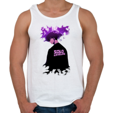 PRINTFASHION SOLO LEVELING - Férfi atléta - Fehér atléta, trikó
