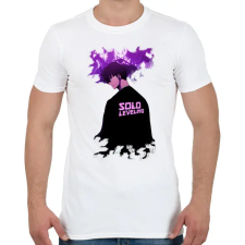 PRINTFASHION SOLO LEVELING - Férfi póló - Fehér férfi póló