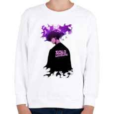 PRINTFASHION SOLO LEVELING - Gyerek pulóver - Fehér