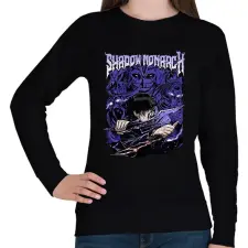 PRINTFASHION Solo Leveling - Női pulóver - Fekete női pulóver, kardigán