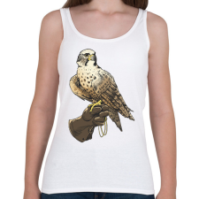 PRINTFASHION Sólyom - Női atléta - Fehér női trikó