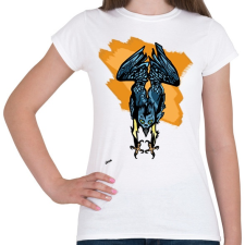 PRINTFASHION Sólyom támadásban - Női póló - Fehér női póló