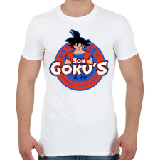 PRINTFASHION Son Goku Dojo - Férfi póló - Fehér férfi póló