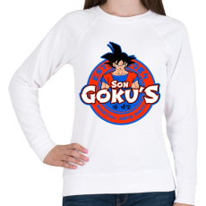 PRINTFASHION Son Goku Dojo - Női pulóver - Fehér