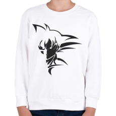 PRINTFASHION son goku dragon ball - Gyerek pulóver - Fehér