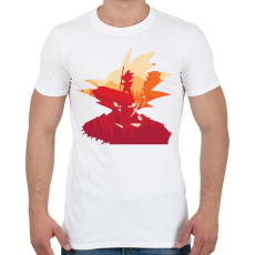 PRINTFASHION Son Goku - Férfi póló - Fehér