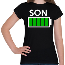 PRINTFASHION SON - Női póló - Fekete női póló