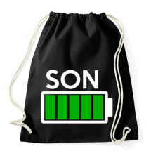 PRINTFASHION SON - Sportzsák, Tornazsák - Fekete tornazsák