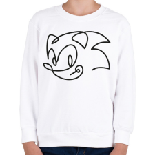 PRINTFASHION Sonic - Gyerek pulóver - Fehér gyerek pulóver, kardigán