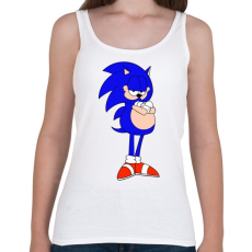 PRINTFASHION SonicGarfield - Női atléta - Fehér