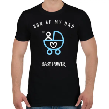 PRINTFASHION SONOFMYDAD - Férfi póló - Fekete férfi póló