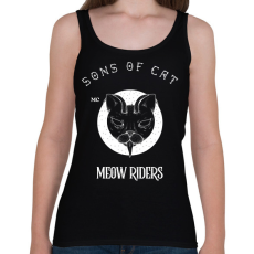 PRINTFASHION SONSOFCAT - Női atléta - Fekete